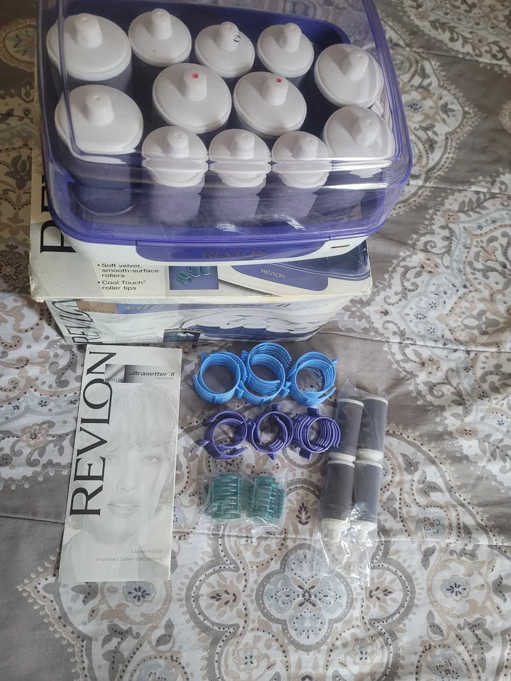 Revlon Ultrasetter II Hot Roller Set in Purple & White
